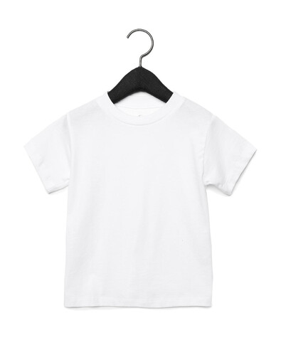 Bella Toddler Jersey Short Sleeve Tee, White, 2T bedrucken, Art.-Nr. 053060001