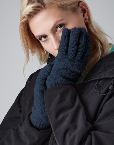 Beechfield Classic Thinsulate™ Gloves, French Navy, L/XL bedrucken, Art.-Nr. 061692012