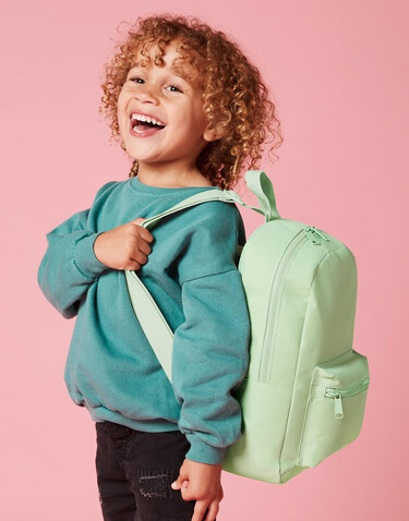 Bag Base Mini Essential Fashion Backpack, Powder Pink, One Size bedrucken, Art.-Nr. 064294410