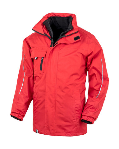 Result Printable 3-in-1 Transit Jacket, Red, L bedrucken, Art.-Nr. 071334005