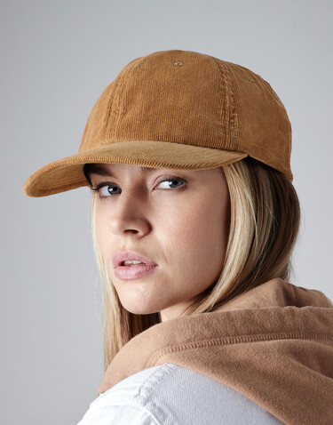 Beechfield Heritage Cord Cap, Camel, One Size bedrucken, Art.-Nr. 073697080