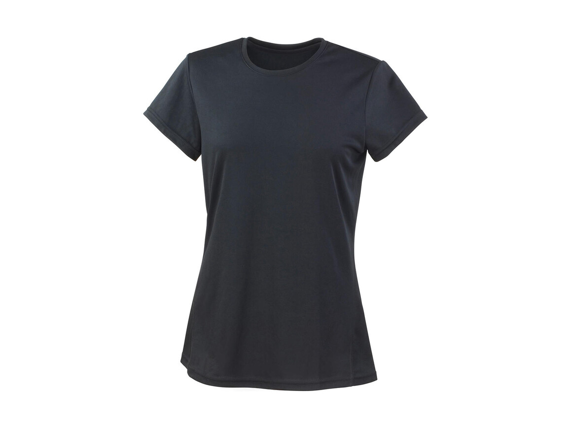 Result Ladies` Performance T-Shirt, Black, L (14) bedrucken, Art.-Nr. 076331015