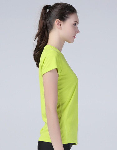 Result Ladies` Performance T-Shirt, Lime Green, XS (8) bedrucken, Art.-Nr. 076335212