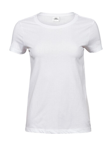 Tee Jays Ladies` Luxury Tee, White, XL bedrucken, Art.-Nr. 107540006