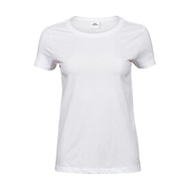 Tee Jays Ladies` Luxury Tee, White, XL bedrucken, Art.-Nr. 107540006