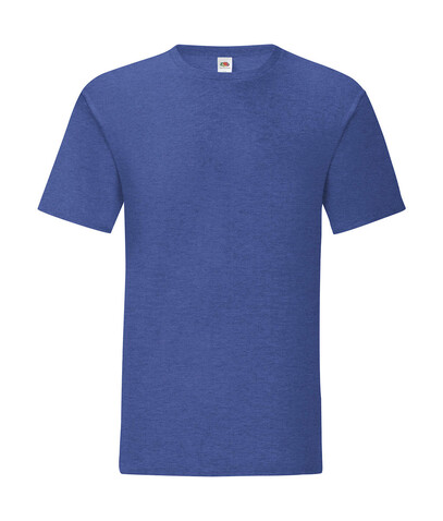 Fruit of the Loom Iconic 150 T, Heather Royal, XL bedrucken, Art.-Nr. 111013024