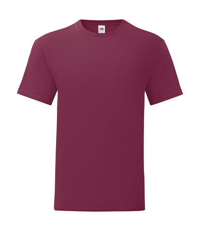 Fruit of the Loom Iconic 150 T, Burgundy, 2XL bedrucken, Art.-Nr. 111014485