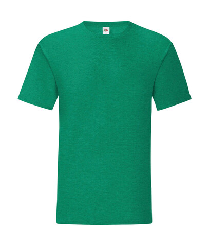 Fruit of the Loom Iconic 150 T, Heather Green, 2XL bedrucken, Art.-Nr. 111015155