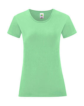 Fruit of the Loom Ladies` Iconic 150 T, Neomint, M bedrucken, Art.-Nr. 112015134