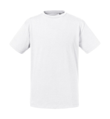 Russell Europe Kids` Pure Organic Tee, White, S (104/3-4) bedrucken, Art.-Nr. 121000003