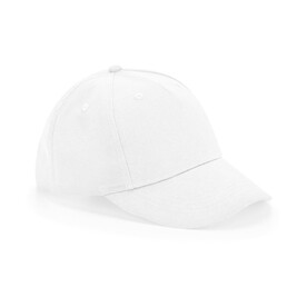 Beechfield Junior Organic Cotton 5 Panel Cap, White, One Size bedrucken, Art.-Nr. 123690000 Beechfield Junior Organic Cotton 5 Panel Cap, White, One Size bedrucken, Art.-Nr. 123690000