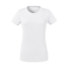 Russell Europe Ladies` Pure Organic Heavy Tee, White, XS bedrucken, Art.-Nr. 125000002
