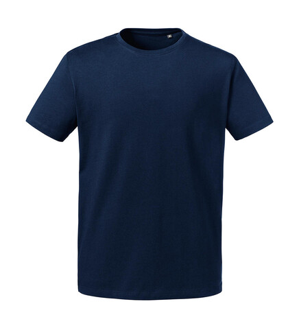 Russell Europe Men`s Pure Organic Heavy Tee, French Navy, 3XL bedrucken, Art.-Nr. 126002018