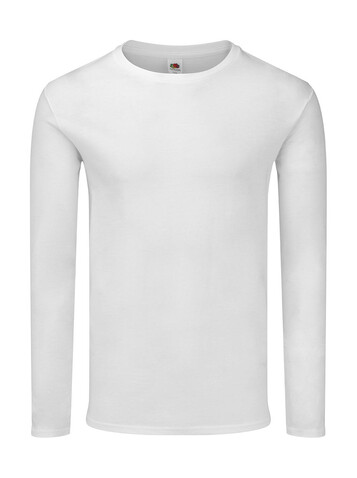 Fruit of the Loom Iconic 150 Classic Long Sleeve T, White, S bedrucken, Art.-Nr. 147010002