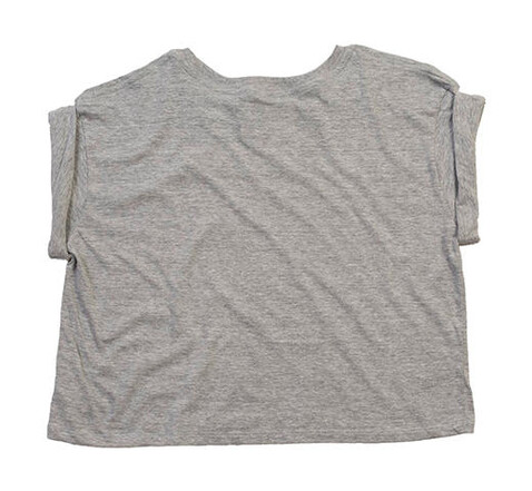 Mantis Women`s Organic Crop T, Heather Grey Melange, L bedrucken, Art.-Nr. 163481265