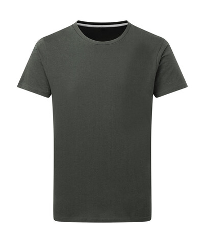 SG Signature Tagless Tee Men, Charcoal, 4XL bedrucken, Art.-Nr. 170521307