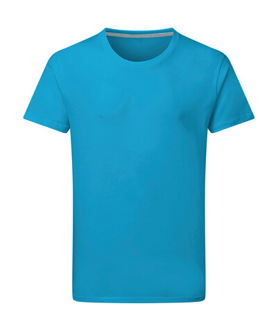 SG Signature Tagless Tee Men, Turquoise, 2XL bedrucken, Art.-Nr. 170525365