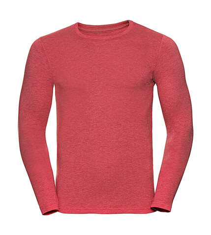 Russell Europe Men’s Long Sleeve HD T, Pink Marl, 2XL bedrucken, Art.-Nr. 171004187