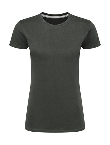 SG Signature Tagless Tee Women, Charcoal, L bedrucken, Art.-Nr. 171521305