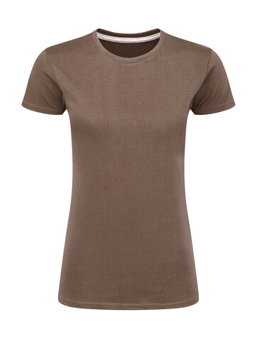 SG Signature Tagless Tee Women, Deep Taupe, M bedrucken, Art.-Nr. 171527094