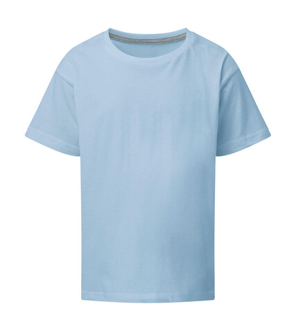 SG Signature Tagless Tee Kids, Sky, 116 (5-6/M) bedrucken, Art.-Nr. 172523204