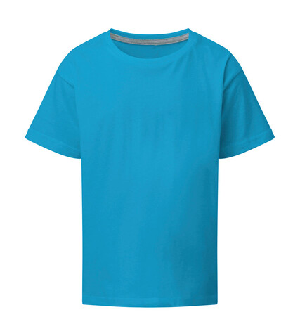 SG Signature Tagless Tee Kids, Turquoise, 116 (5-6/M) bedrucken, Art.-Nr. 172525364