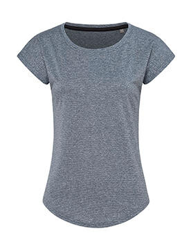 Stedman Recycled Sports-T Move Women, Denim Heather, L bedrucken, Art.-Nr. 175053205