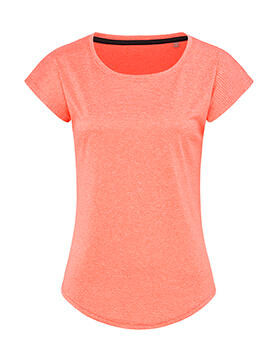 Stedman Recycled Sports-T Move Women, Coral Heather, L bedrucken, Art.-Nr. 175054395