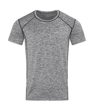 Stedman Recycled Sports-T Reflect Men, Grey Heather, 2XL bedrucken, Art.-Nr. 176051237