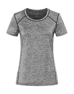 Stedman Recycled Sports-T Reflect Women, Grey Heather, XL bedrucken, Art.-Nr. 177051236