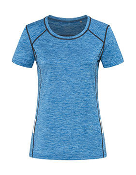 Stedman Recycled Sports-T Reflect Women, Blue Heather, M bedrucken, Art.-Nr. 177053224