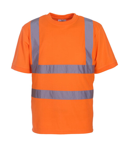 Yoko Fluo T-Shirt, Fluo Orange, 4XL bedrucken, Art.-Nr. 177774057