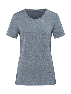 Stedman Recycled Sports-T Race Women, Denim Heather, L bedrucken, Art.-Nr. 179053205