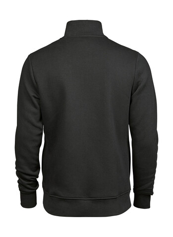 Tee Jays Half Zip Sweatshirt, Black, S bedrucken, Art.-Nr. 201541013