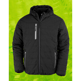 Result Black Compass Padded Winter Jacket, Black/Grey, XS bedrucken, Art.-Nr. 206331512 Result Black Compass Padded Winter Jacket, Black/Grey, XS bedrucken, Art.-Nr. 206331512