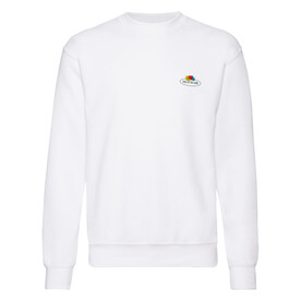 Fruit of the Loom Vintage Sweat Set In Small Logo Print, White, S bedrucken, Art.-Nr. 209010003 Fruit of the Loom Vintage Sweat Set In Small Logo Print, White, S bedrucken, Art.-Nr. 209010003