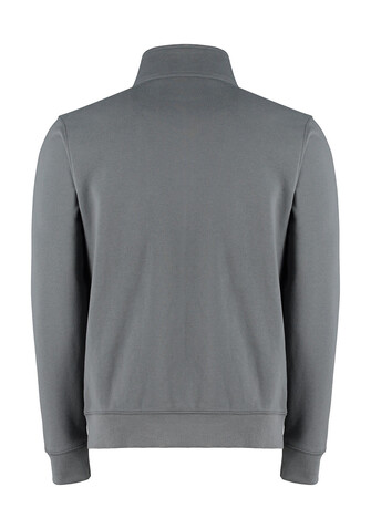 Kustom Kit Regular Fit Zipped Sweatshirt, Dark Grey Marl, XL bedrucken, Art.-Nr. 209111176
