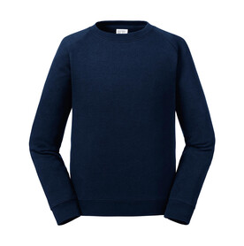 Russell Europe Kids` Authentic Raglan Sweat, French Navy, M (116/5-6) bedrucken, Art.-Nr. 214002014