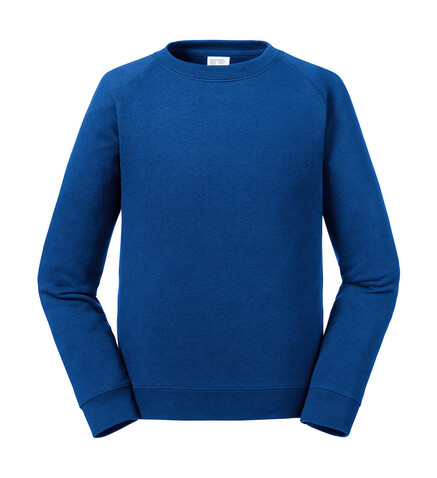 Russell Europe Kids` Authentic Raglan Sweat, Bright Royal, M (116/5-6) bedrucken, Art.-Nr. 214003064