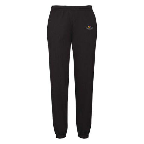 Fruit of the Loom Vintage Jog Pant Classic Small Logo Print, Black, S bedrucken, Art.-Nr. 221011013