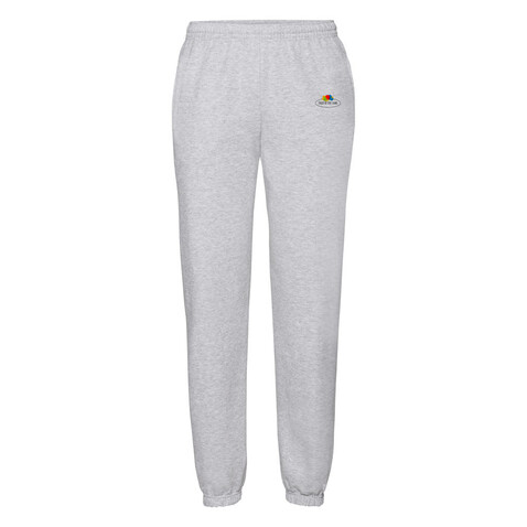 Fruit of the Loom Vintage Jog Pant Classic Small Logo Print, Heather Grey, XL bedrucken, Art.-Nr. 221011236