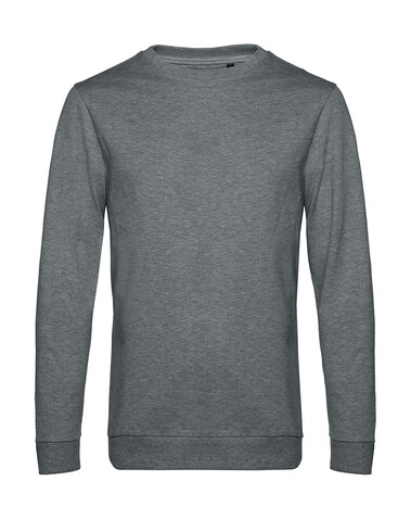 B &amp; C #Set In French Terry, Heather Mid Grey, 3XL bedrucken, Art.-Nr. 224421216