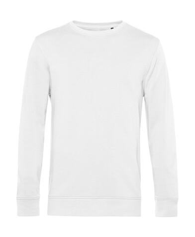 B &amp; C Organic Inspire Crew Neck, White, XS bedrucken, Art.-Nr. 228420002