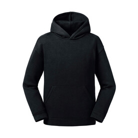 Russell Europe Kids` Authentic Hooded Sweat, Black, S (104/3-4) bedrucken, Art.-Nr. 239001013 Russell Europe Kids` Authentic Hooded Sweat, Black, S (104/3-4) bedrucken, Art.-Nr. 239001013