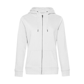 B & C QUEEN Zipped Hood, White, XS bedrucken, Art.-Nr. 247420002 B & C QUEEN Zipped Hood, White, XS bedrucken, Art.-Nr. 247420002
