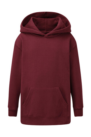 SG Hooded Sweatshirt Kids, Burgundy, 116 (5-6/M) bedrucken, Art.-Nr. 278524484