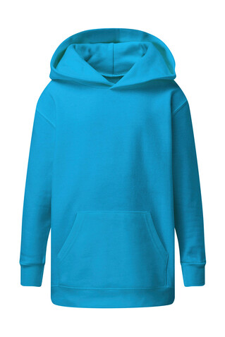 SG Hooded Sweatshirt Kids, Turquoise, 104 (3-4/S) bedrucken, Art.-Nr. 278525363