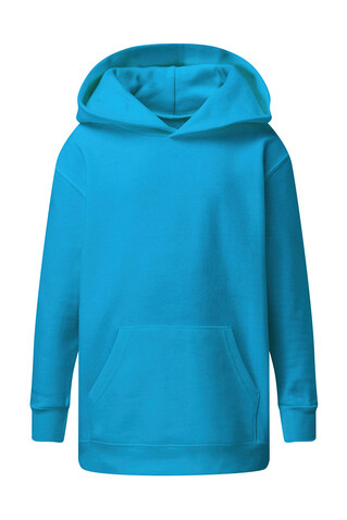 SG Hooded Sweatshirt Kids, Turquoise, 128 (7-8/L) bedrucken, Art.-Nr. 278525365