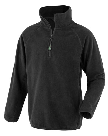 Result Junior Recycled Microfleece Top, Black, XS (4-6) bedrucken, Art.-Nr. 281331012