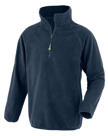 Result Junior Recycled Microfleece Top, Navy, L (10-12) bedrucken, Art.-Nr. 281332005